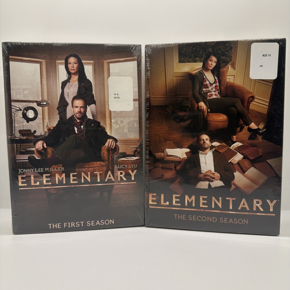 ELEMENTARY~ Seasons 1 & 2 ~ DVD ~2013~WIDESCREEN~ 13 Discs ~Paramount & CBS~New